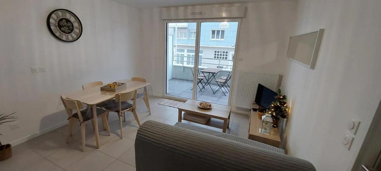 Bel Appt Neuf - Vue Mer - Terrasse - Parking Prive Dunkirk Luaran gambar